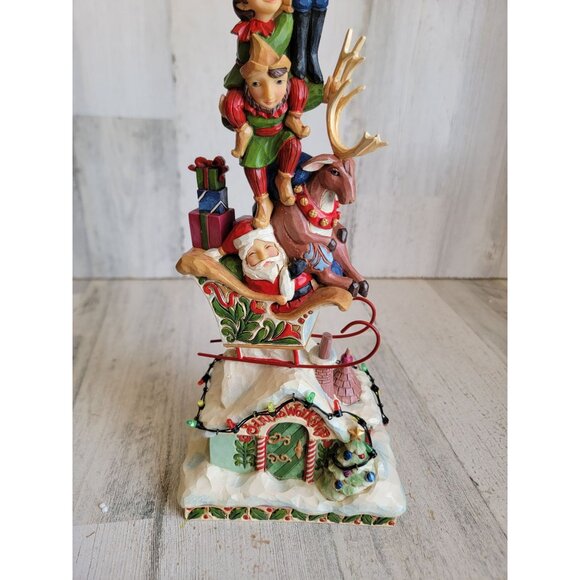 Jim shore 4060310 heaped with holiday cheer Xmas figure decor - Picture 5 of 10